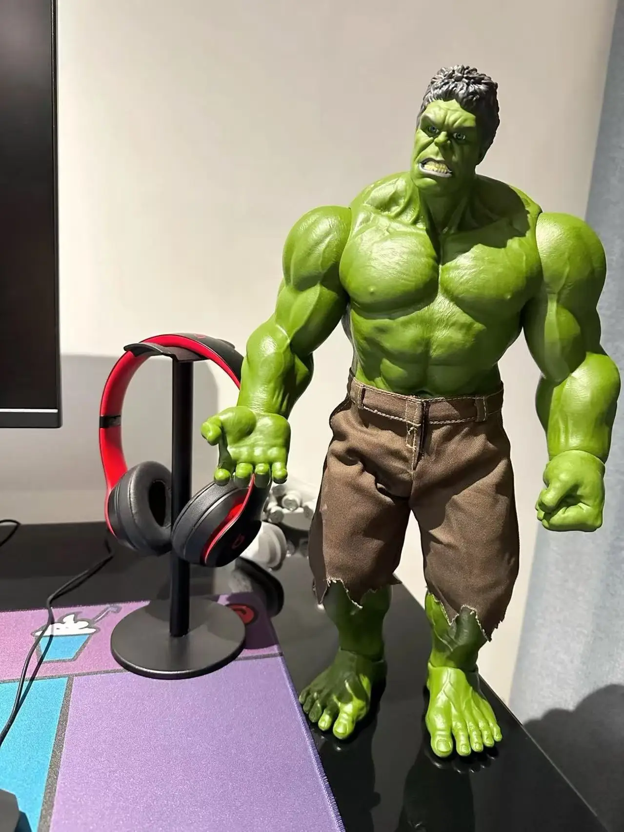 

42 см ПВХ фигурка Коллекция Модель Невероятный Супергерой Зеленый Гигантский Человек Халк Бастер Эпоха Ультрона Халкбастер Детская Подарочная Игрушка