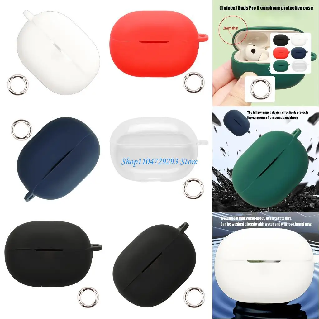 

Y2GD Headphone Cover Shockproof Wrap Case Skin Antiscratch Guard Washable Silicone Housing Shell Enhances Grip And Stability