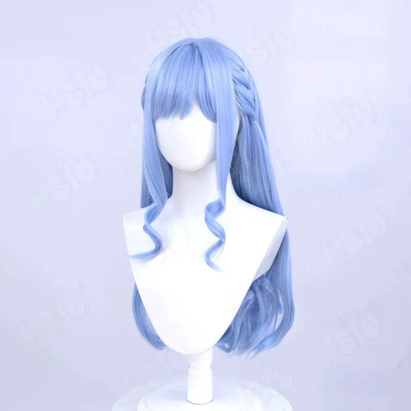 Bang sonho mygo togawa sakiko peruca cosplay luz azul cabelo longo anime cosplay peruca jogo peruca cosplay