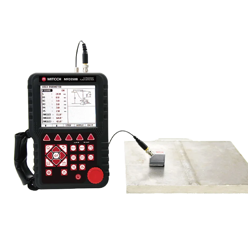 2026Original MITCCH MFD350B Portable Digital Ultrasonic Flaw 0~6000mm