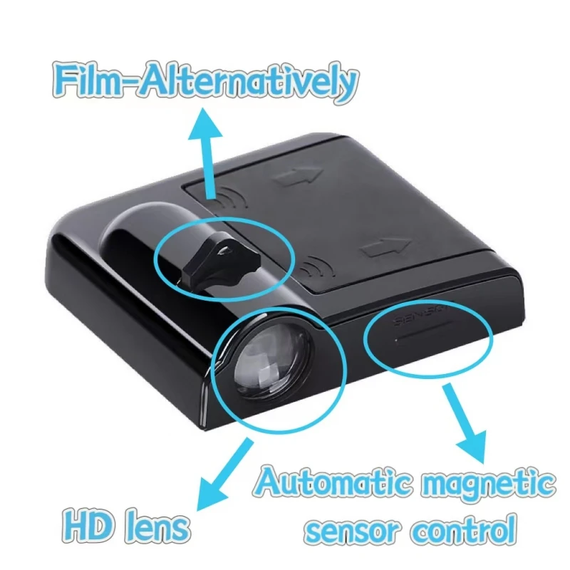 Led شعار باب السيارة ضوء لوسيس العارض المجاملة شبح الظل مصابيح ل دايهاتسو تشاريد روكي YRV فيروزا تيريوس ميرا كوبن