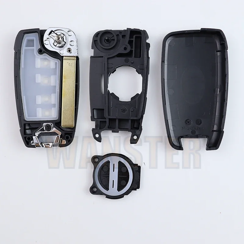 Car Key Housing Case Shell Fob for Hyundai 2018 2019 2020 2021 2022 Accent Elantra Kona Santa Fe Tucson Veloster Solaris Verna #6