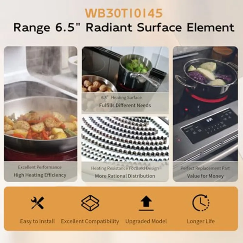 Stable Performance WB30T10145 Is Suitable For  For GE For Samsung DG47-00060A Stovetop And Oven Heating Elements.
