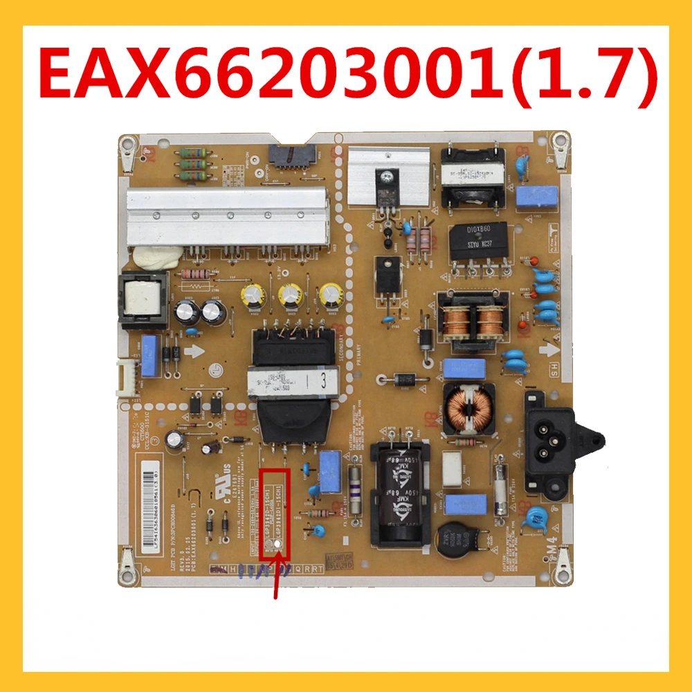 

EAX66203001(1.7) LGP3942DI-15CH1 Power Board Original Power Supply Board Accessories EAX66203001 1.7 LGP3942DI 15CH1