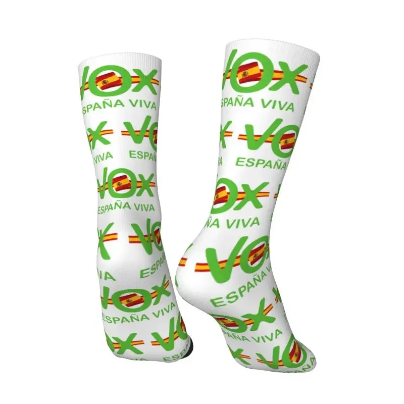 Calcetines de vestir Unisex con estampado 3D, medias cómodas y cálidas de la bandera de España, Kawaii, Viva Vox