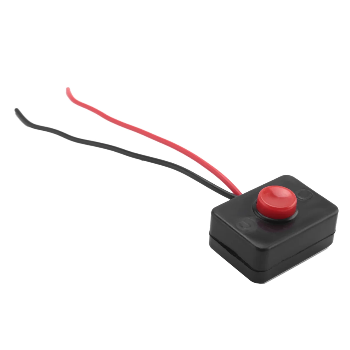 DC 12V2A Adhesive base push button momentarily action wired switch for automobilesJAS