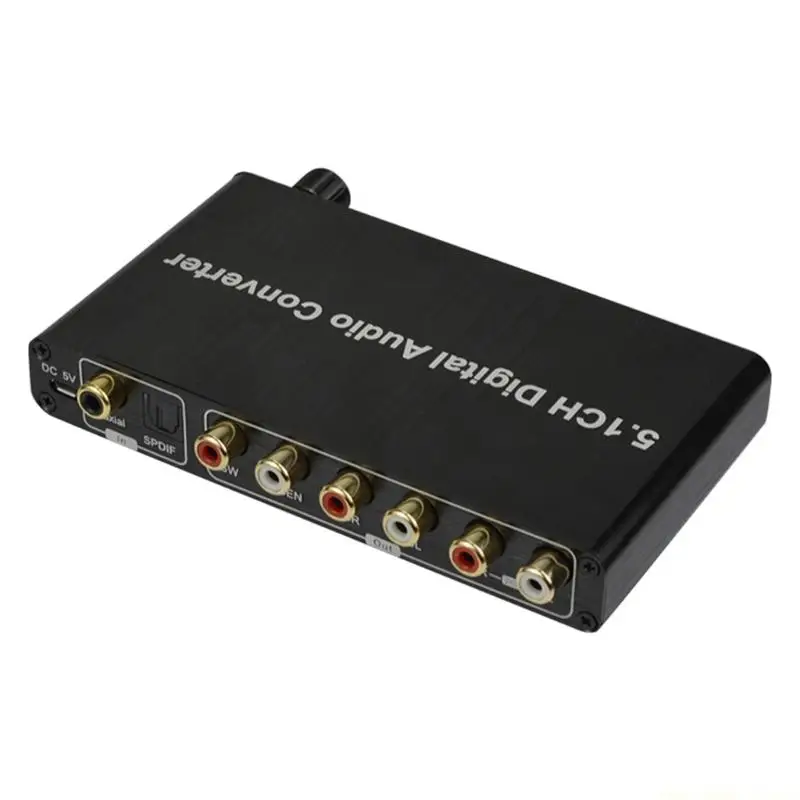 

F62C 4K 5.1-канальный усилитель HDTV HDTV 3,5 мм Звуковой экстрактор Аналоговый преобразователь 5,1-канальный