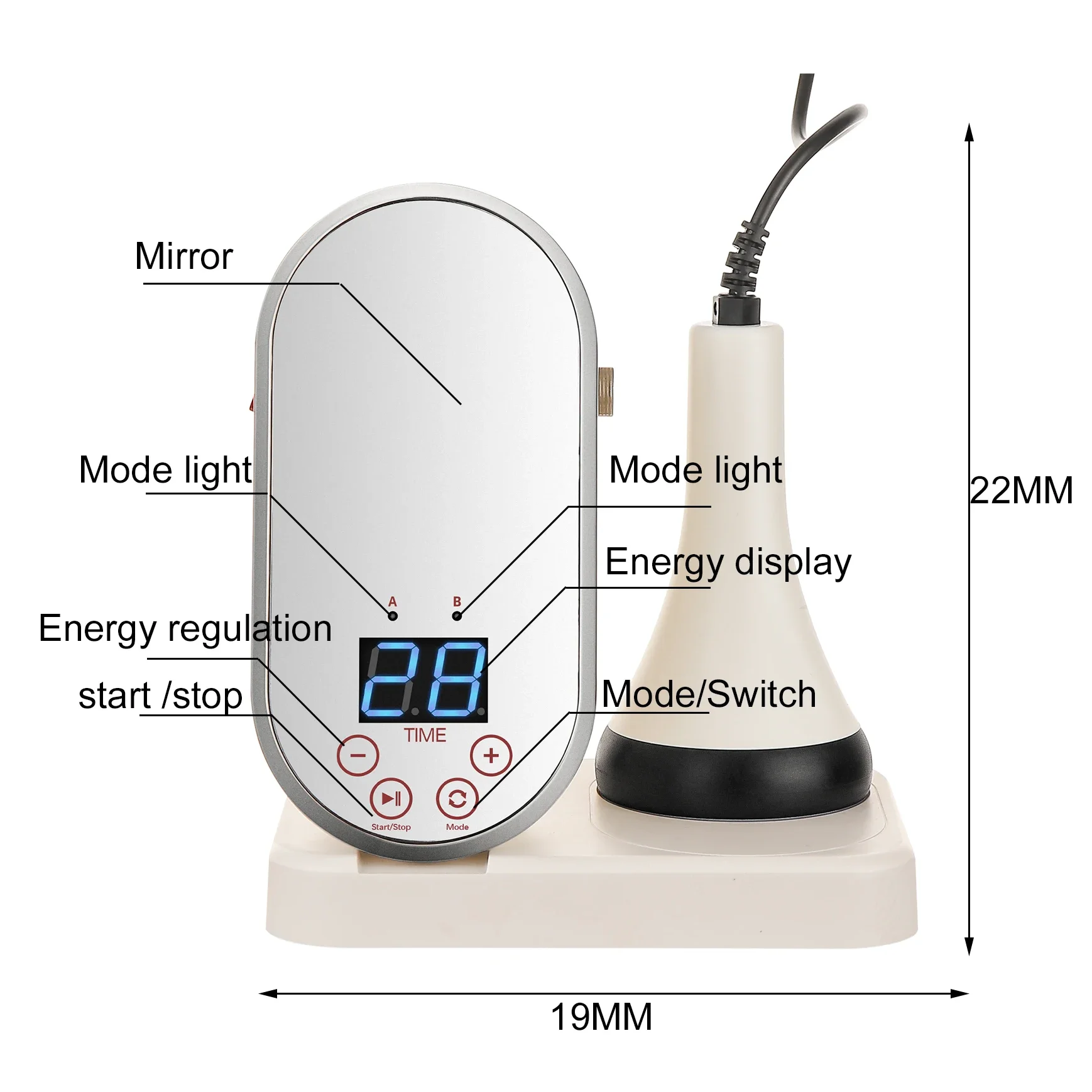 80K Cavitation Machine Anti-cellulite Massager For Body Slimming Red Light Therapy Skin Tightening RF Machine