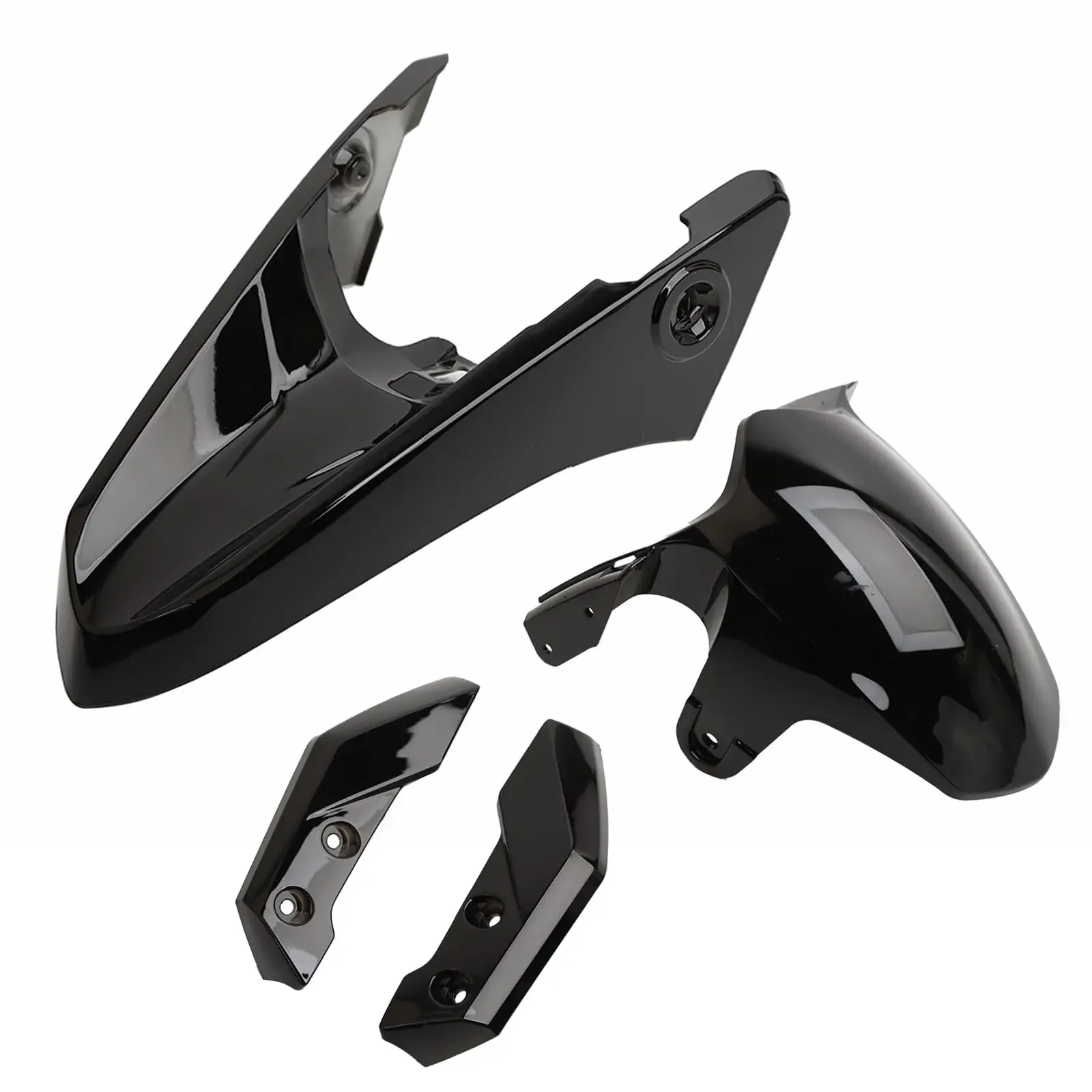

Motorcycle Modified Front Fender Kit Black Color Fit for Honda Grom Msx125 SF 2013-2016 Parts，quality ABS plastic material