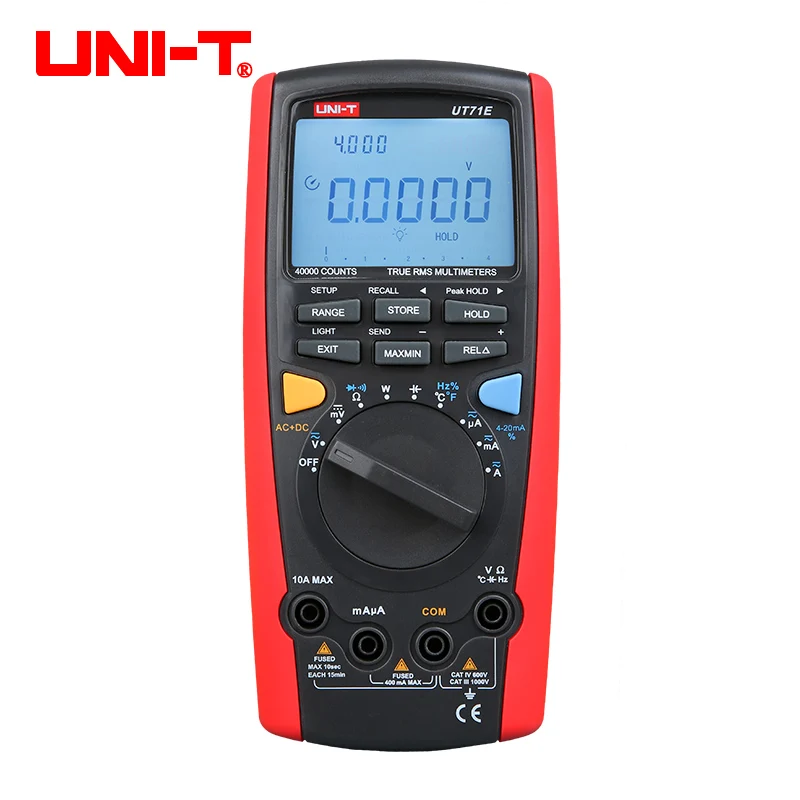UNI-T UT71A UT71B UT71C UT71D UT71E Middle Size Intelligent Digital Multimeters Digital Multimeter USB Blvetooth Communication