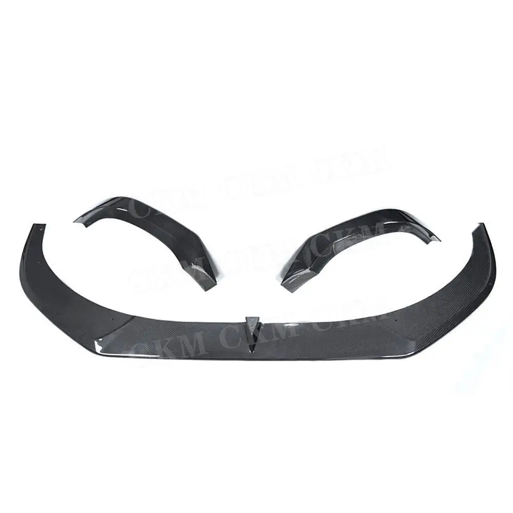 CKMUUER ألياف الكربون الجبهة حافة مصد السيارة الذقن الجانب الخائن المئزر لسيارات BMW 8 Series G14 G15 G16 M Sport 2019-2022 FRP اكسسوارات #2