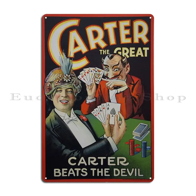 Carter Beats The Devil Vintage Poster Metal Plaque Poster Printing Cinema Wall Vintage Garage Tin Sign Poster