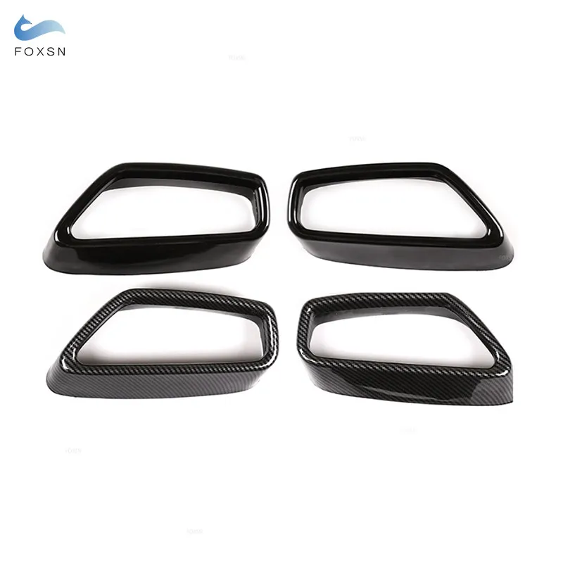 For BMW 5 6 Series GT G30 G38 G32 2018 - 2021 Stainless Steel 2pcs Car Tail Muffler Exhaust Pipe Output Cover Protective Trim