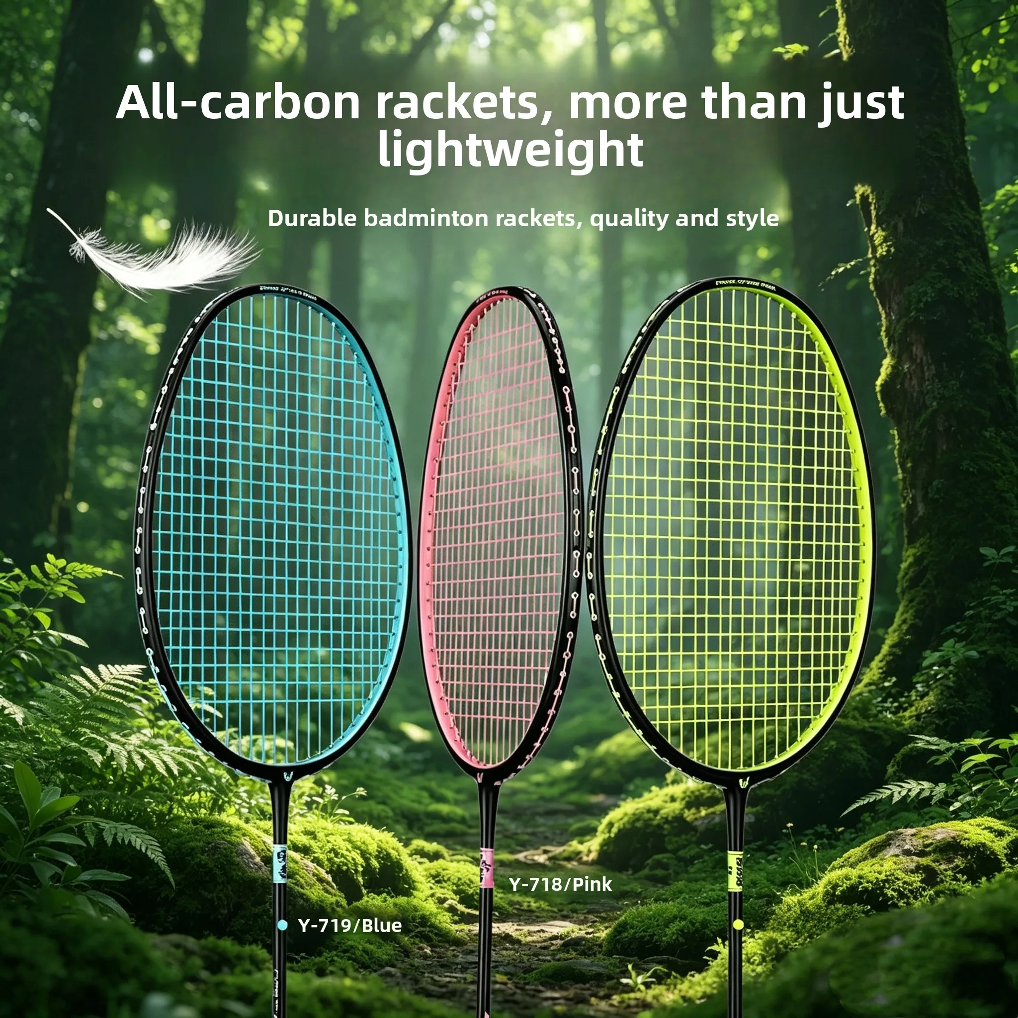 ultra-light-carbon-fiber-badminton-racket-witess-eyewitness-ya717-single-training-racket-durable-sports-fitness-equipment