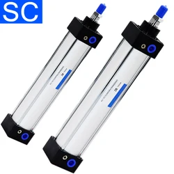 SC32/40/50/63 Pneumatic Cylinder Piston Double Acting Air Cylinders 50/75/100/125/150/200/250/300/400/500/600/800/1000mm Stroke