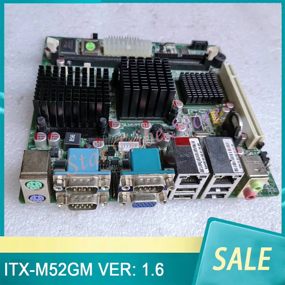 ITX-M52GM VER: 1.6 Industrial Control Computer Motherboard Dual Network Ports