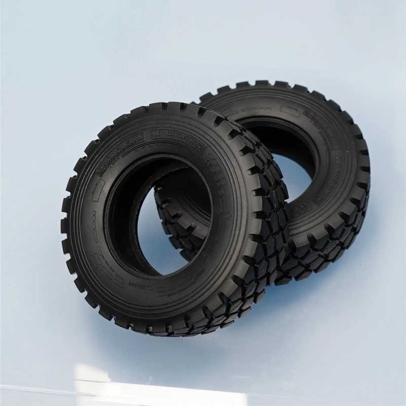 Rubber Tire for 1/14 Tamiya RC Truck Car Scania 770S BENZ 3363 VOLVO FH16 MAN Diy Parts Toys