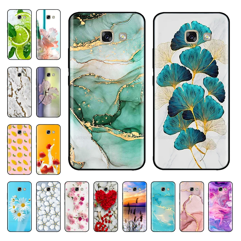 For Samsung A5 2016 2017 Case Cute Painted Cover Soft Silicone Phone Case For Samsung Galaxy A5 A 5 2016 2017 A510F A520F Fundas