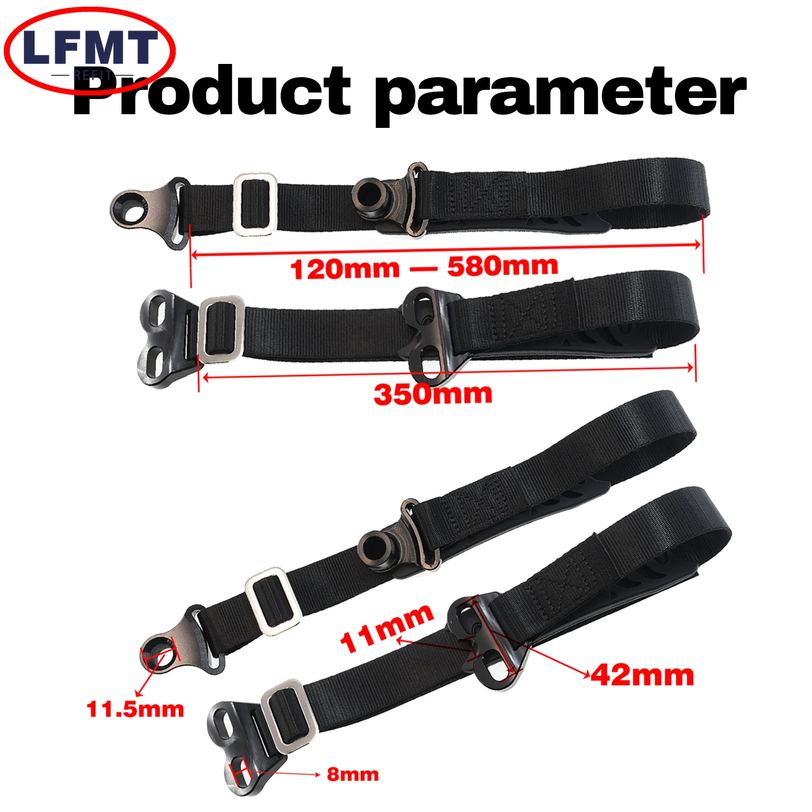 Cintura per imbracatura per cinghia di salvataggio anteriore posteriore CNC per moto per parti universali KTM Honda Kawasaki Suzuki Yamaha Motocross Dirt Bike