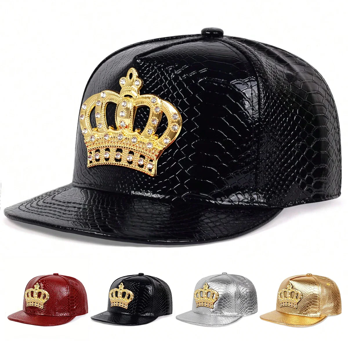 Unisex Diamond Crown Label Hip-hop Hats Spring And Autumn Outdoor Adjustable Sports Casual Baseball Caps Sunscreen Hat
