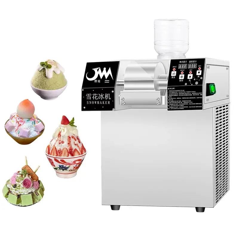 Snow Flake Fruit Shaved Ice Cream Bravo Freezer Automation Bingsu Makinesi Kore Buz Make Machine For Coffee Bingsu Maker Mschine