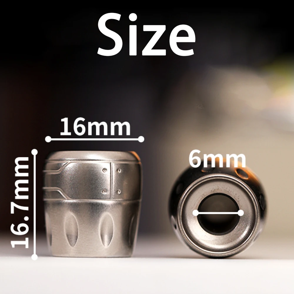 JUZHEN EDC Motor Pingente Faca Contas Push Slider Decoração - Brinquedo versátil para alívio do estresse EDC