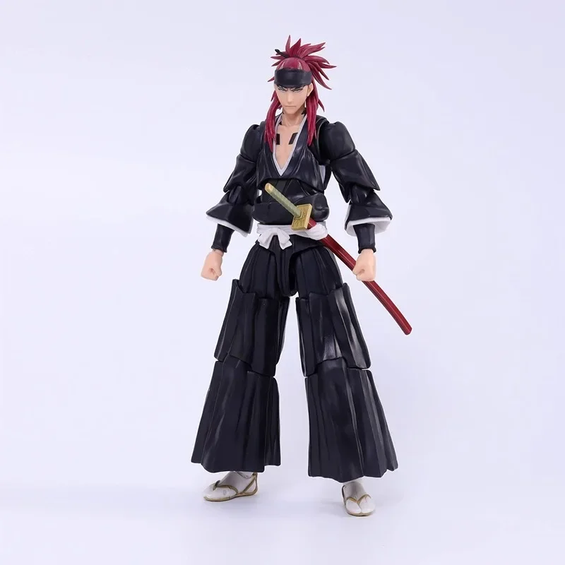 In Stock Genuine Bandai S.H.Figuarts SHF Anime BLEACH Abarai Renji Model Anime Action Figure Model Toys Collection Doll Gifts