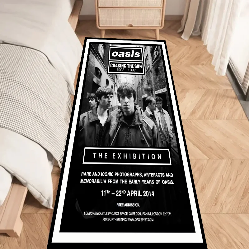 

Коврик для входной двери O-Oasis Band Carpet Rock Music, нескользящий, моющийся, для кухни, гостиной, прихожей, ванной комнаты, домашнего декора