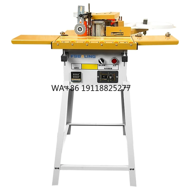 

Fsboling Curved Straight 2 in 1 Streamlined Model Mini Edge Banding Machine Furniture Machinery