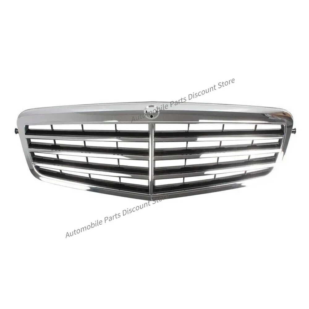 for 2010-2016 W212 Mercedes Benz E-Class E350 E400 E550 E63 AMG Chrome Front Radiator Bumper Grille Grill 2128800583 Accessories