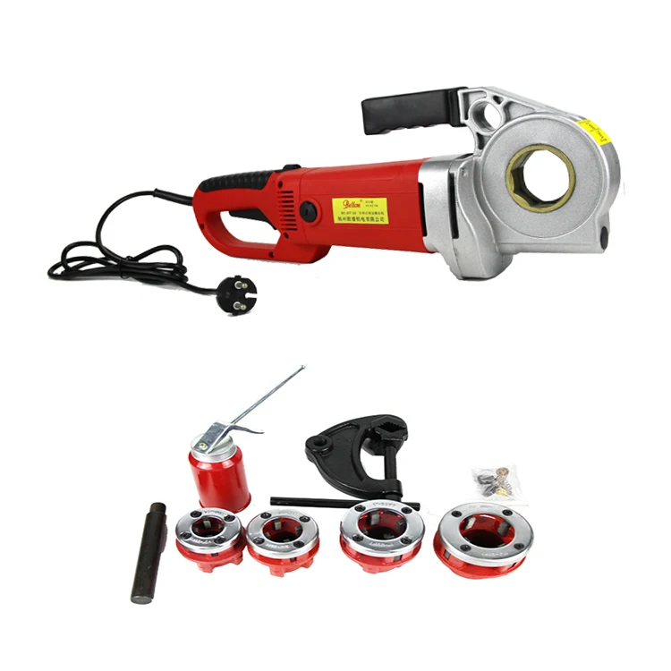 Light Weight ELectric Pipe Threading Machine for Construction Power Pipe Threader with 6 Dies