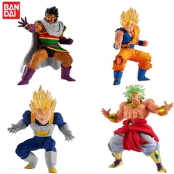 Bandai Original Gashapon HG 9 Broly Action Figure Dragon Ball A Super Fierce Fight Anime Toys For Kids Gift Collectible Model