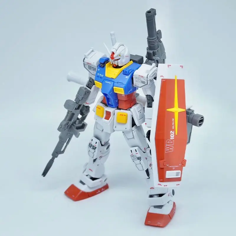 Gto Stars Moving Mobile Suit Rx-78-2 Origin Montieren Sie einen Modellbausatz, Warleague-Thema, dekorative Kinderspielzeug-Actionfigur