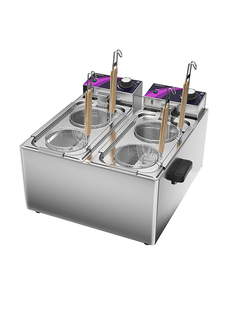 業務用電気ストーブマシン,4穴,フィルター付き,温度制御