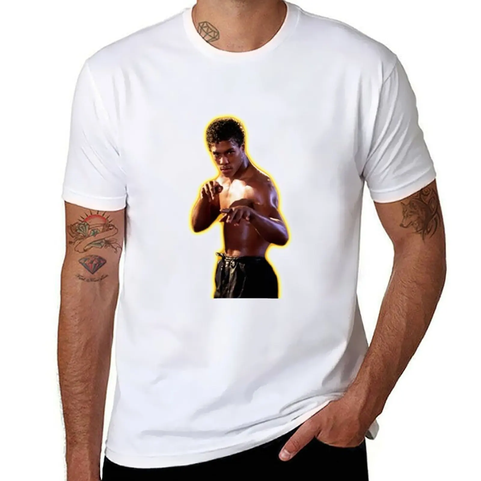 

Bruce Leroy T-Shirt cotton t shirt man anime t shirts oversize T-Shirt