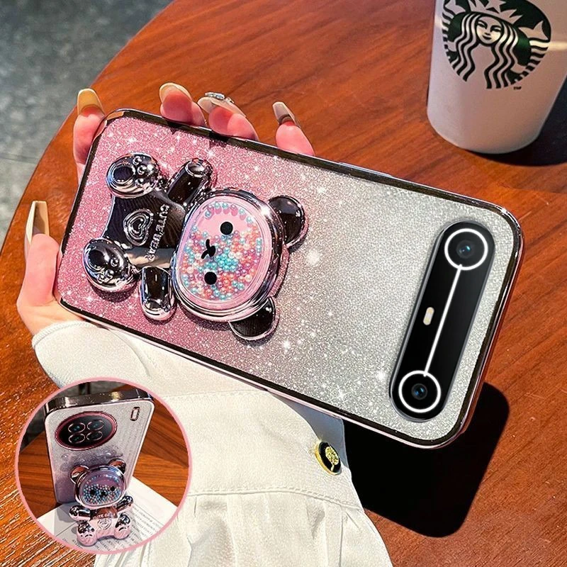 حافظة لهاتف Tecno Spark Slim Fashion Bear لهاتف Tecno Spark غطاء مقاوم للصدمات #1