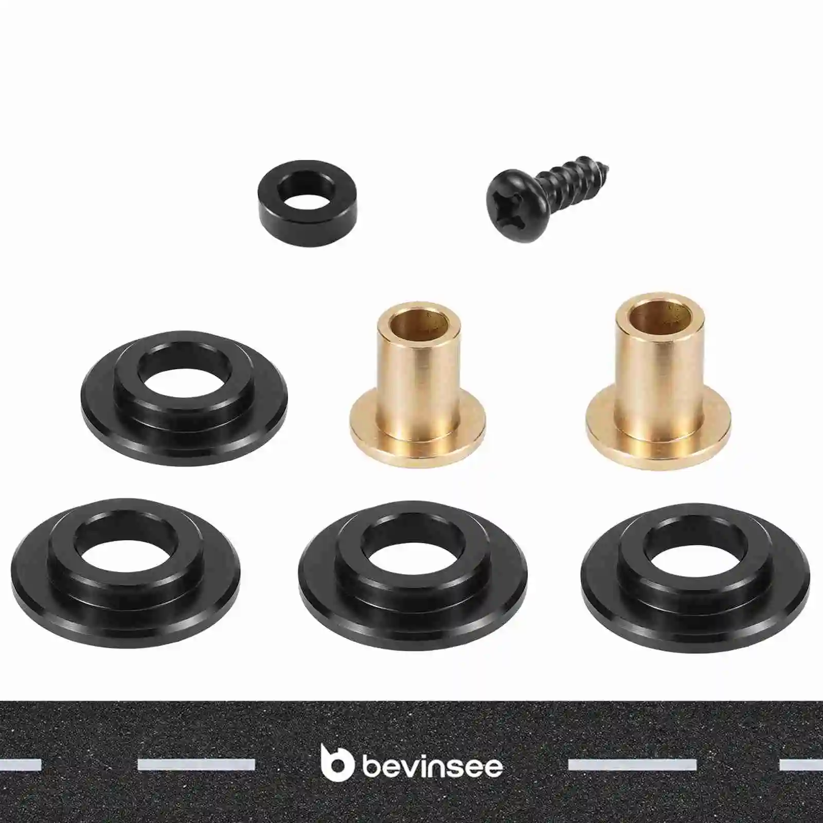 BEVINSEE Shifter Bushing Side Plates for Plastic Relay Lever for VW for Golf 7 MK7 GTI R for Passat for Jetta for Audi A3 Q3 TT