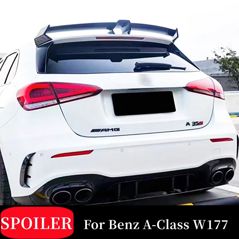 

For 2018-2023 Mercedes Benz A-Class W177 A160 180 200 220 250 35 Hatchback Rear Trunk Lid Car Spoiler Wings Tuning Accessories