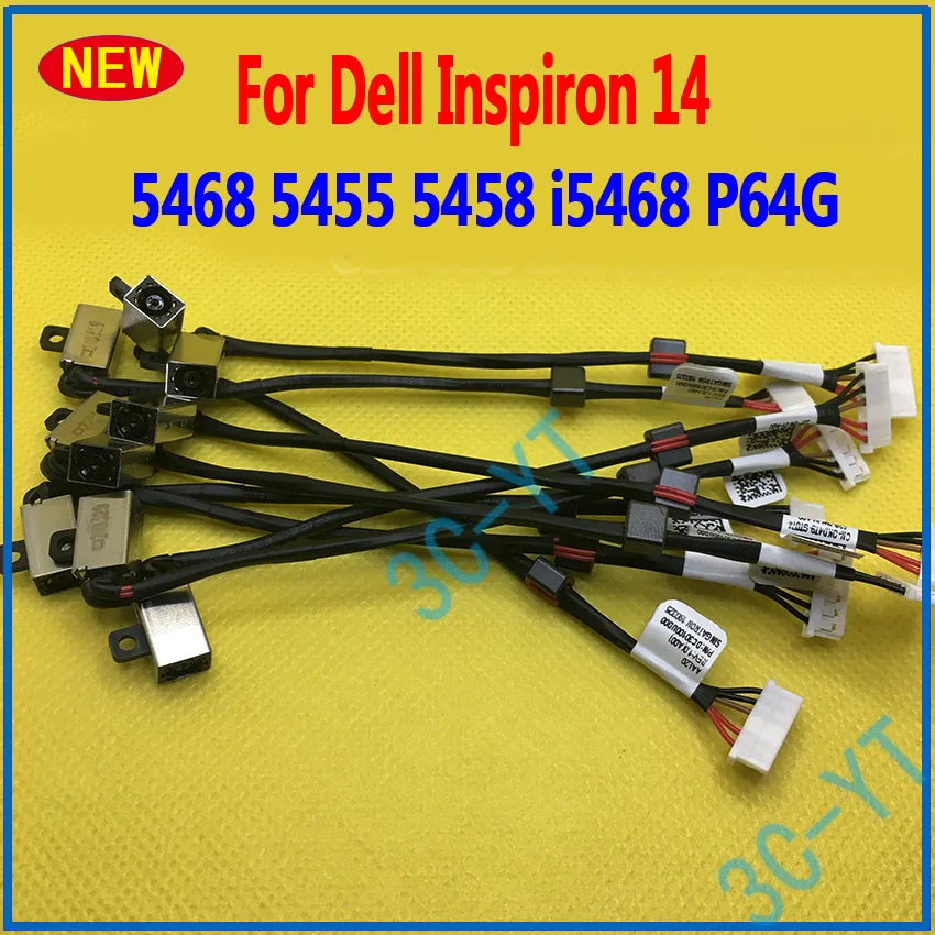 1-10 Stück neuer Laptop hochwertige Gleichstrom buchse Kabel buchse für Dell Inspiron 14 5455 5458 5459 5468 i5468 p64g