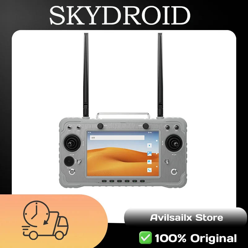 

Радиоуправляемый дрон SKYDROID G16, 7-дюймовый HD-экран, дальность 30 км, Android 13, быстрая зарядка 36 Вт, двухдиапазонный 2,4/5,8 ГГц с автоматическим переключением для FPV
