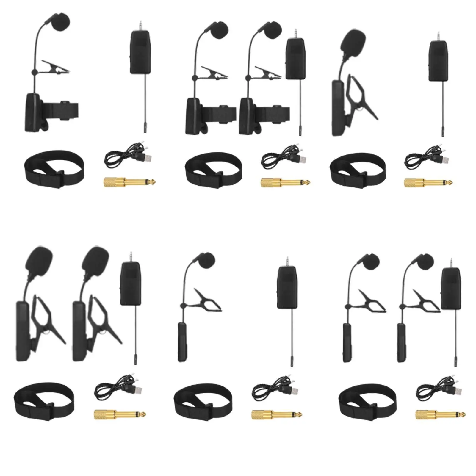 Sax Microphone Trumpet Voice Recording Cello Live Performance Personal Exercises Mic for Trumpet Wireless Instruments Microphone view 6