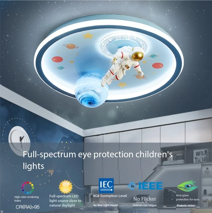 Modern New LED Full Spectrum Ceiling Lamp Living Room Bedroom Children's Room Decoration Lighting