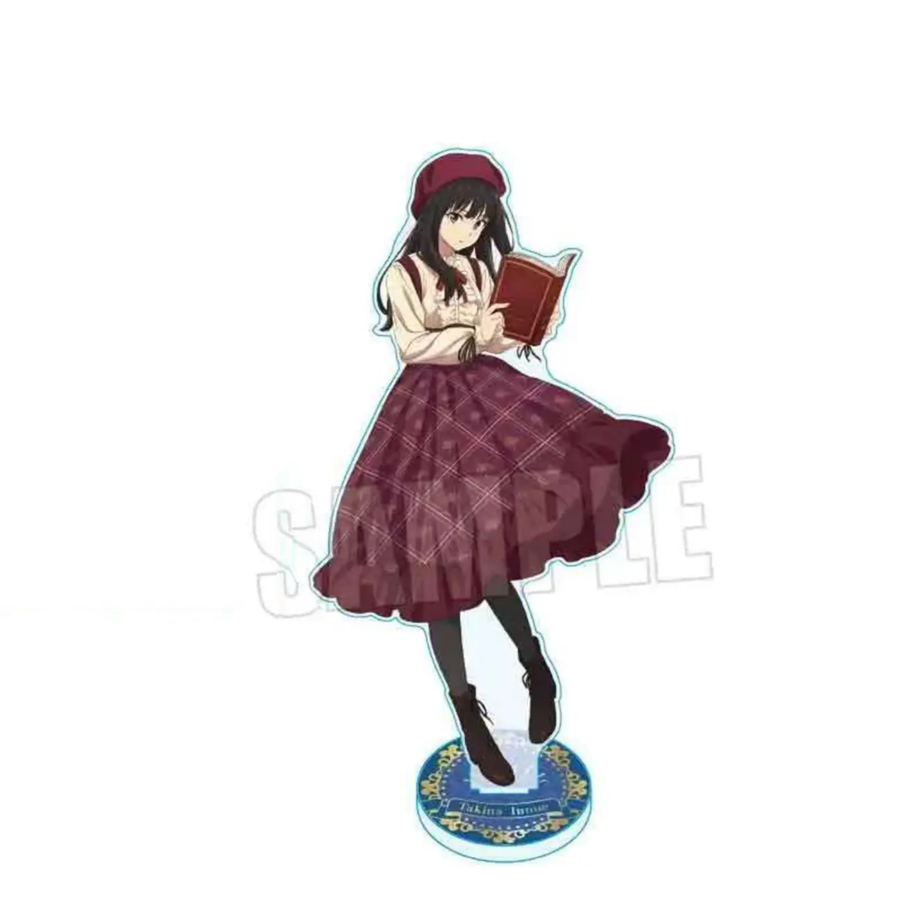 Mini Lycoris Recoil Book Club Anime Periferiche Chisato Nishikigi Figura Acrilico Stand Q Takina Inoue Piatto In Piedi Cos Giocattoli