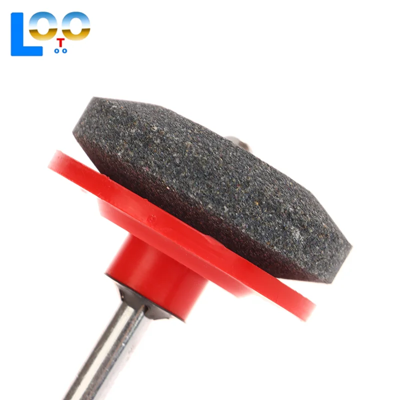 شحذ سهل الاستخدام: مبراة جزازة العشب الكهربائية مع رأس طحن مقاوم للاهتراء وصنفرة حجر المشحذ