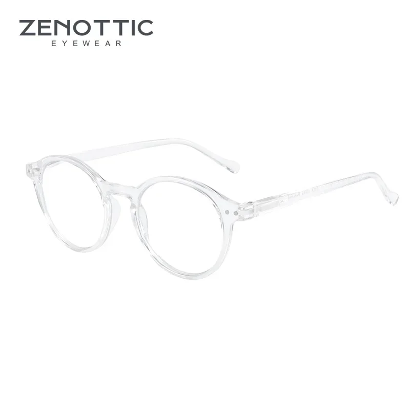 Zenot tische Retro runde Brille gegen blaues Licht/photo chrom/Myopie/Hyperopie/progressive Brille für Unisex – Detail 5