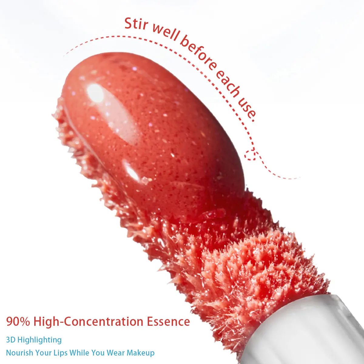 Girlcult Unreal Brillo de Labios Serie JK ​ , Textura vitrificada y sedosa, ligera, no pegajosa, resaltado brillante, color duradero, brillo