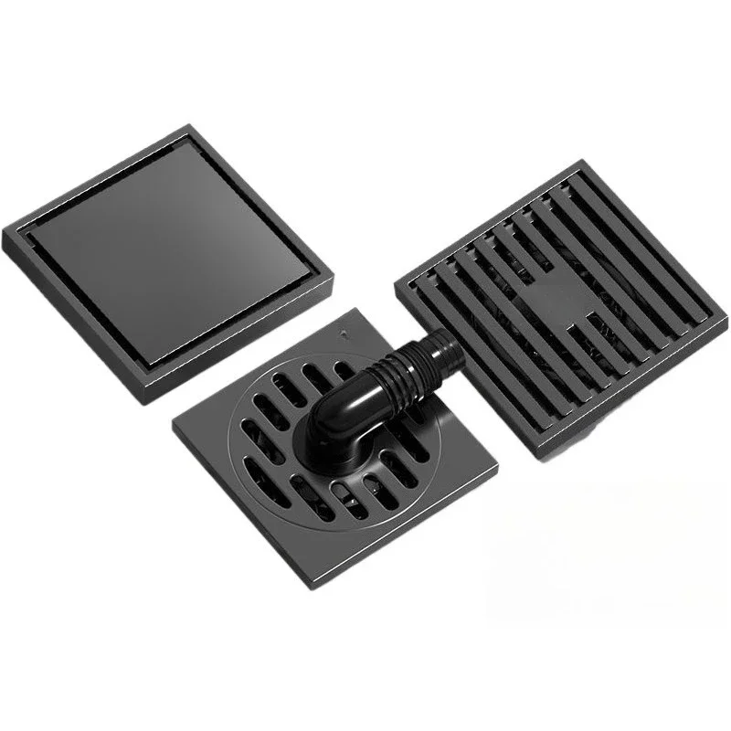 Floor drain toilet washing machine all copper thickened deodorant toilet shower dual-purpose invisible floor drain