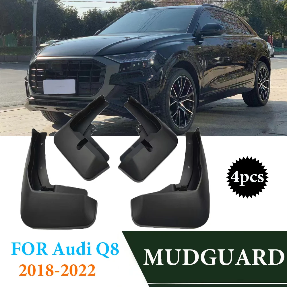 

Front Rear for Audi Q8 2018 2019 2020 2021 2022 Mudflaps Fender Mud Flap Splash Mud Retention Guards Protect Car Accessories