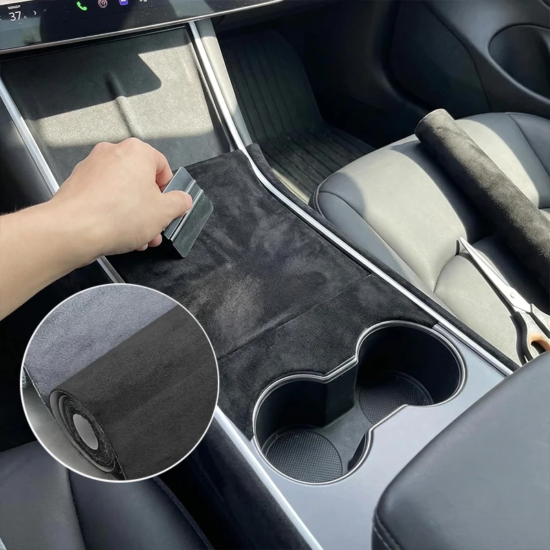 

Самоклеящаяся наклейка-пленка из искусственной замши 50/100/200x150 см для ремонта обивки салона автомобиля, наклеек на стойки A, B, C, тканей и DIY-проектов