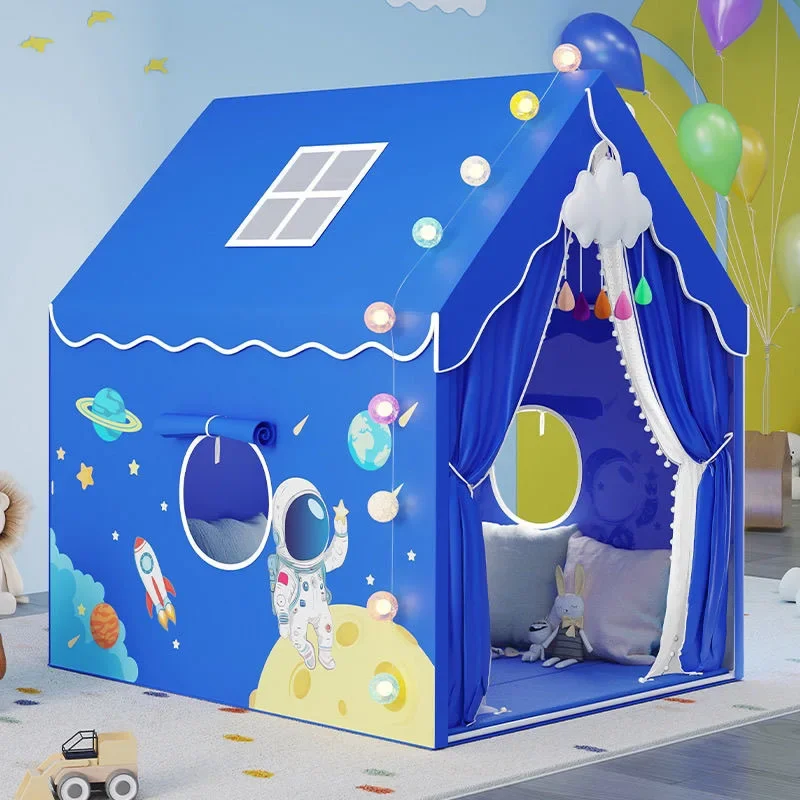 لعبة خيام أطفال قابلة للطي لعبة منزلية للبنين والبنات ديكور غرفة قلعة الأميرة في الهواء الطلق داخلي محمول خيمة تيبي ألعاب Gfts #2